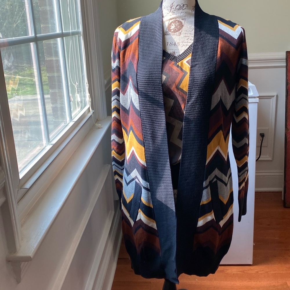 Missoni x target collab matching top and cardigan